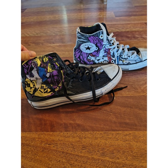 Converse "Two Face" DC Comics High Tops Women's Size 8, Mens Size 6 - Picture 1 of 7